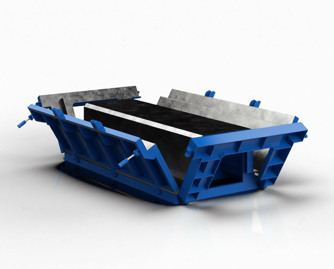 Precast Concrete Water Flume Steel Mold U Ditch Mould