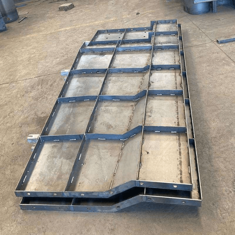 Customizable Anti-collision Wall Mold for Jersey Concrete Barrier - High Precision, Non-Deforming, Easy Disassembly