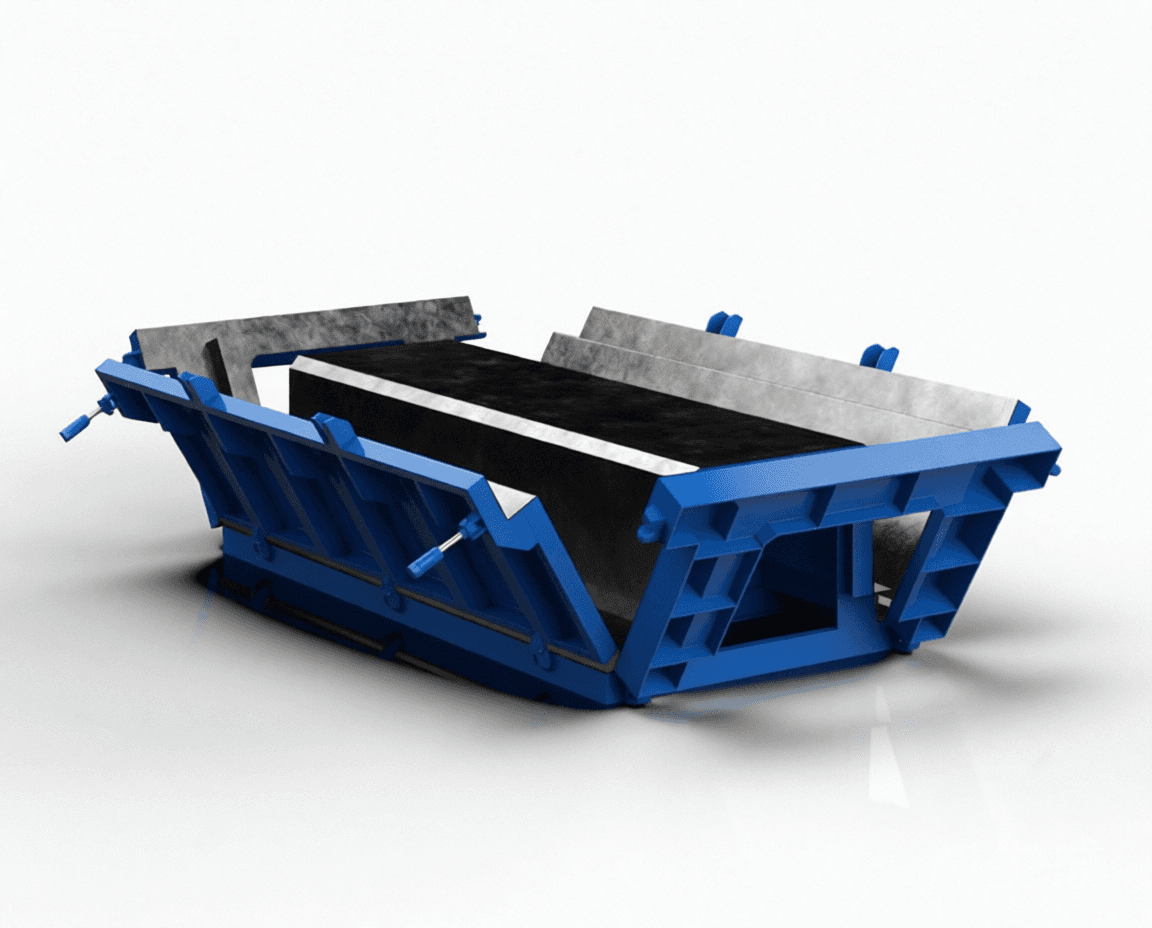 Moule en Acier pour Caniveau en Béton Préfabriqué U Ditch