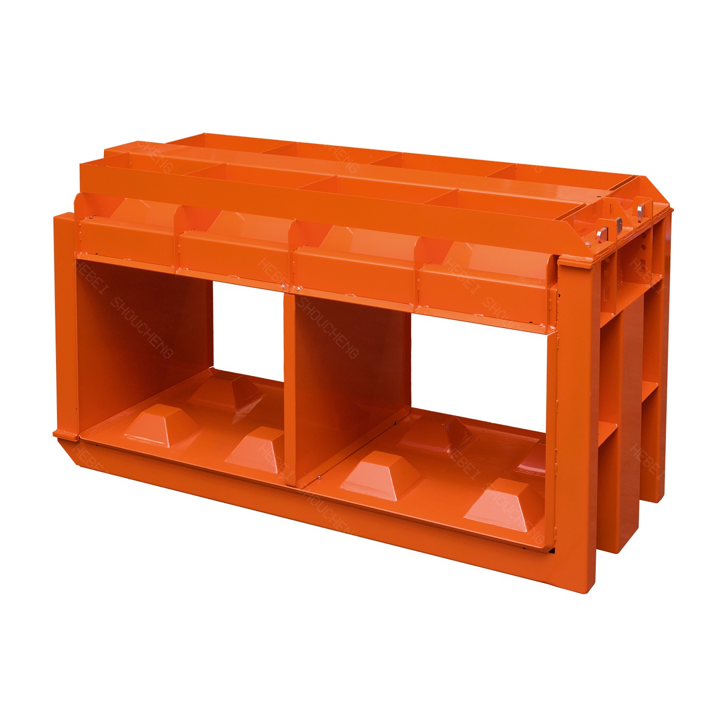 OEM ODM Q235 Steel Concrete Mold, Smooth Surface, Custom Size, High Quality - Concave Convex Block Mold for Construction