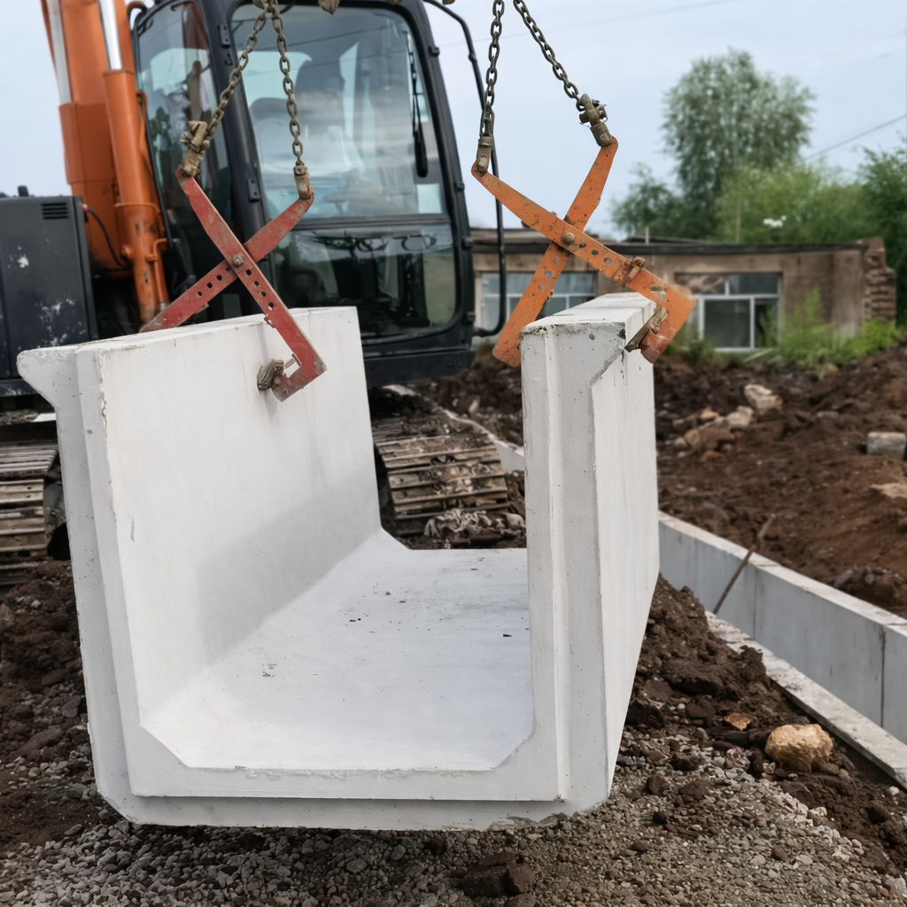 Moule en Acier pour Caniveau en Béton Préfabriqué U Ditch 3