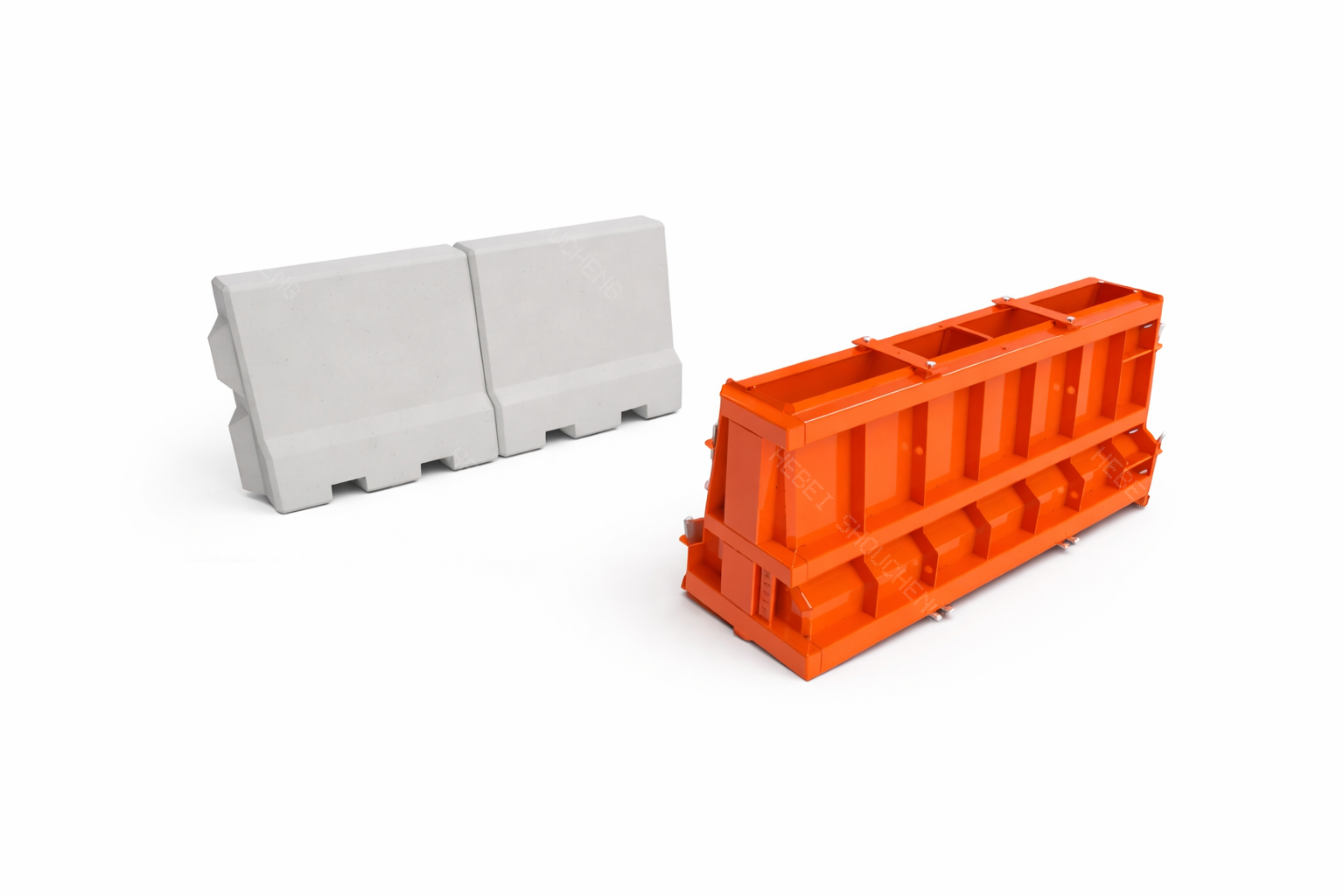 Molde de acero para barrera New Jersey - Tamaños personalizados 2