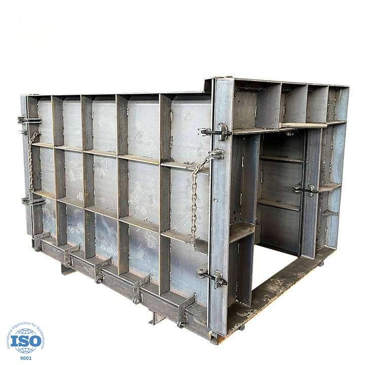 OEM ODM Rectangular Drainage Channel Steel Mould | Precast Concrete Irrigation Ditch Mold for Road Construction